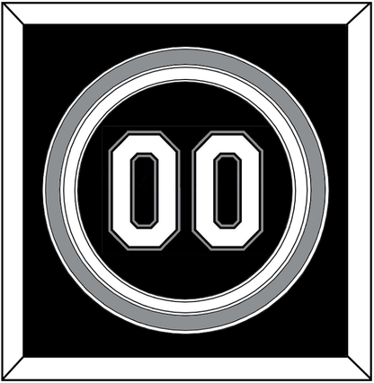 Chicago Number - Alternate Black - Premier Tier 2