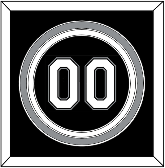 Chicago Number - Alternate Black - Premier Tier 2