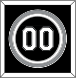 Chicago Number - Alternate Black - Triple Mat 2