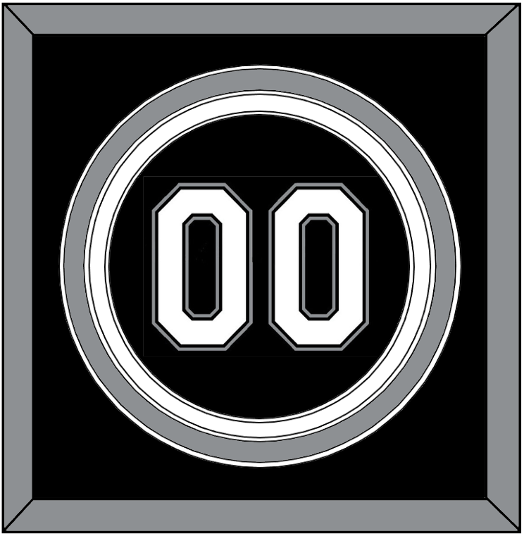 Chicago Number - Alternate Black - Premier Tier 2