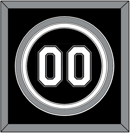 Chicago Number - Alternate Black - Premier Tier 2