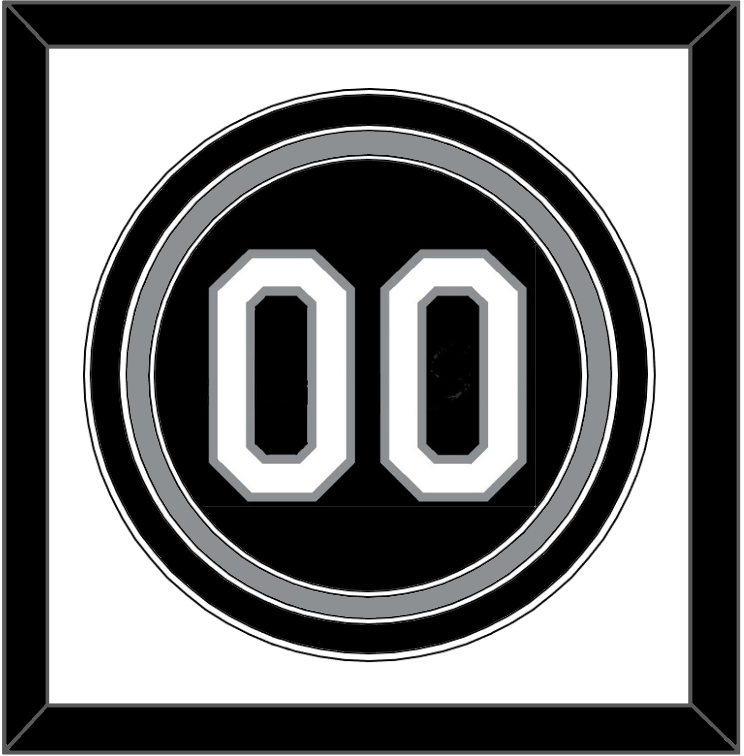 Chicago Number - Alternate Black (1991-1992) - Premier Tier 1