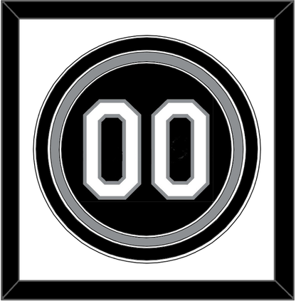 Chicago Number - Alternate Black (1991-1992) - Premier Tier 1