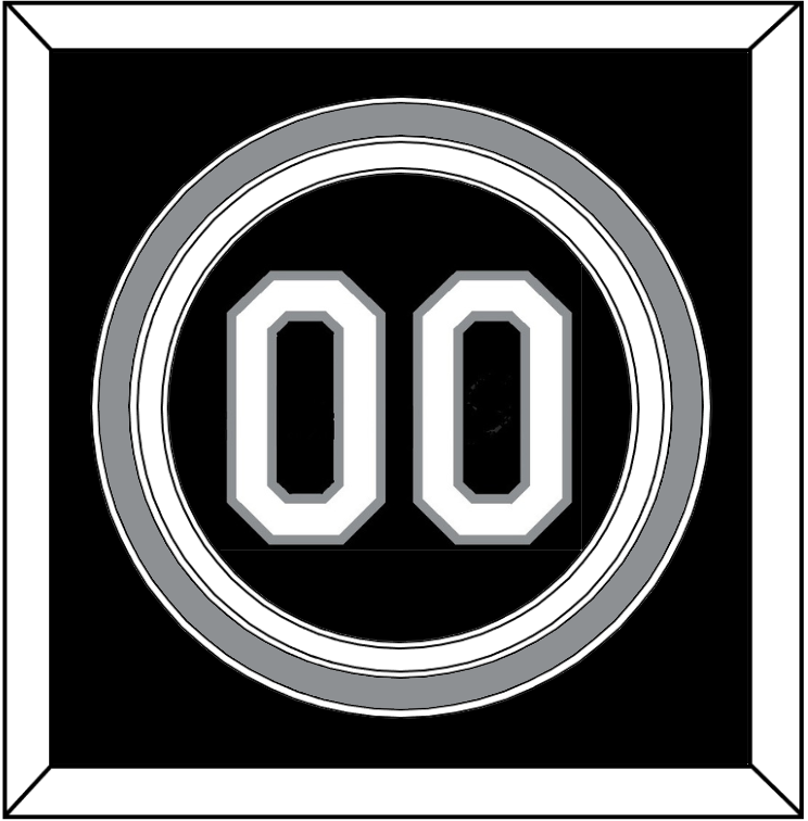 Chicago Number - Alternate Black (1991-1992) - Premier Tier 2