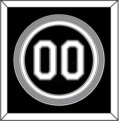 Chicago Number - Alternate Black (1991-1992) - Premier Tier 2