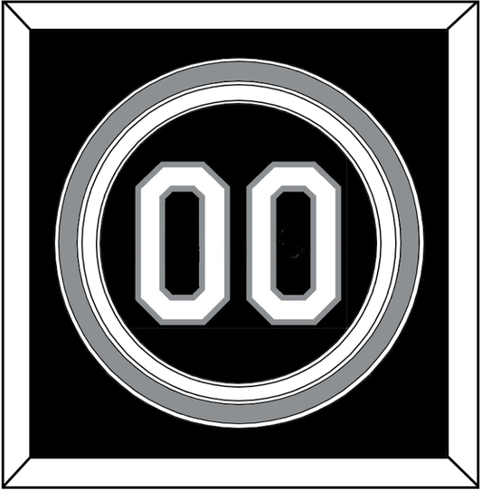 Chicago Number - Alternate Black (1991-1992) - Premier Tier 2