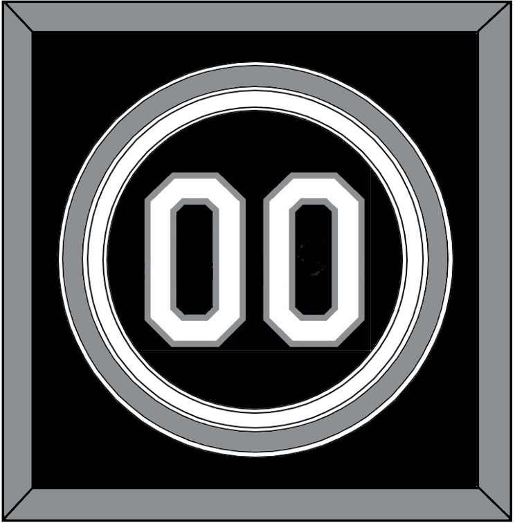 Chicago Number - Alternate Black (1991-1992) - Premier Tier 2
