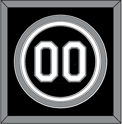 Chicago Number - Alternate Black (1991-1992) - Premier Tier 2