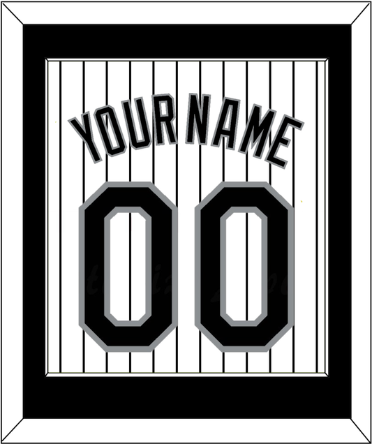 Chicago Name & Number - Home White Pinstripes - Essential Tier 1