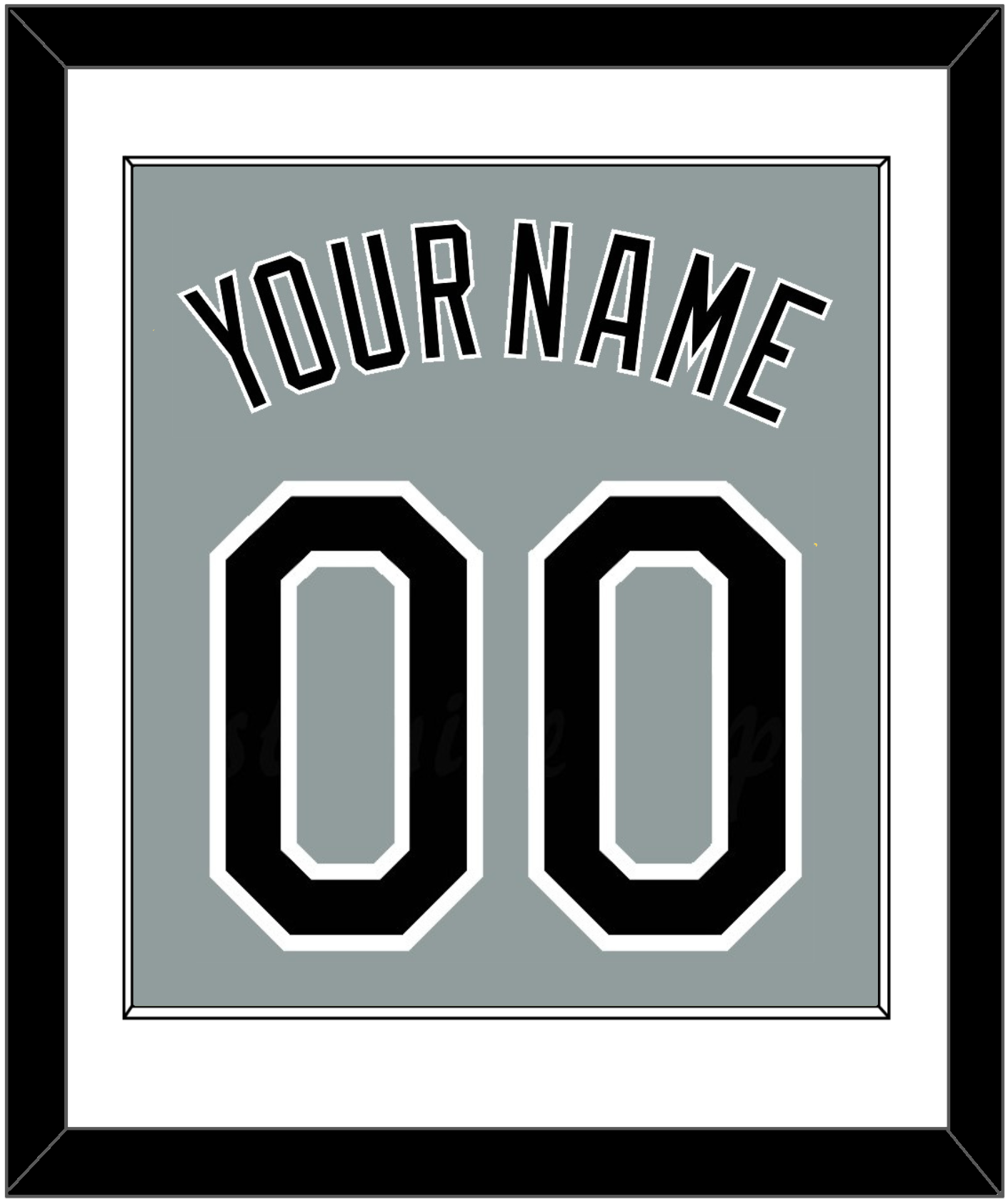 Chicago Name & Number - Road Gray - Essential Tier 1