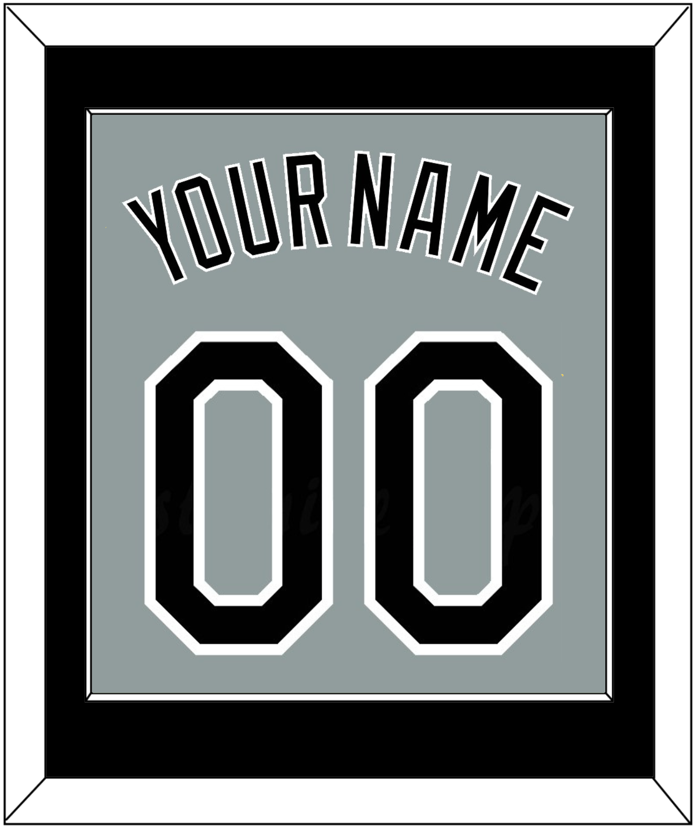 Chicago Name & Number - Road Gray - Essential Tier 2
