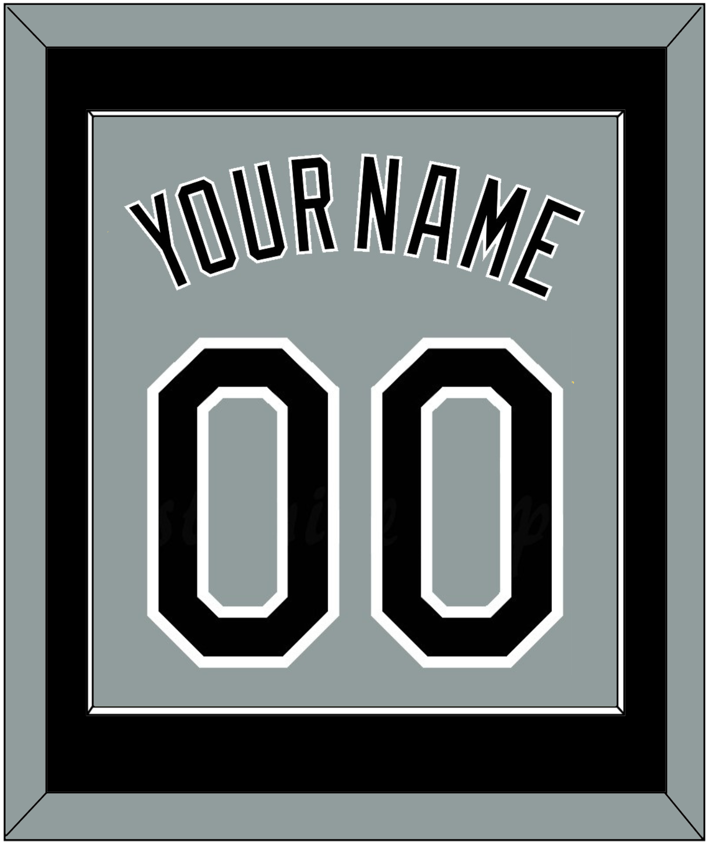 Chicago Name & Number - Road Gray - Essential Tier 2