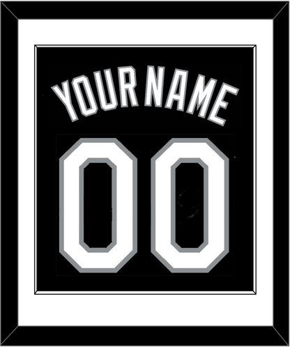 Chicago Name & Number - Alternate Black (1991-1992) - Essential Tier 1