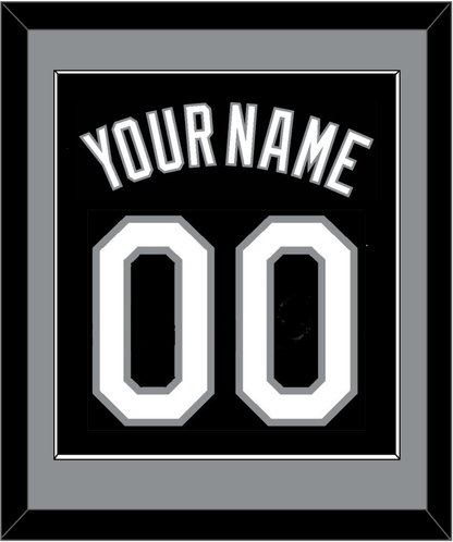 Chicago Name & Number - Alternate Black (1991-1992) - Essential Tier 2