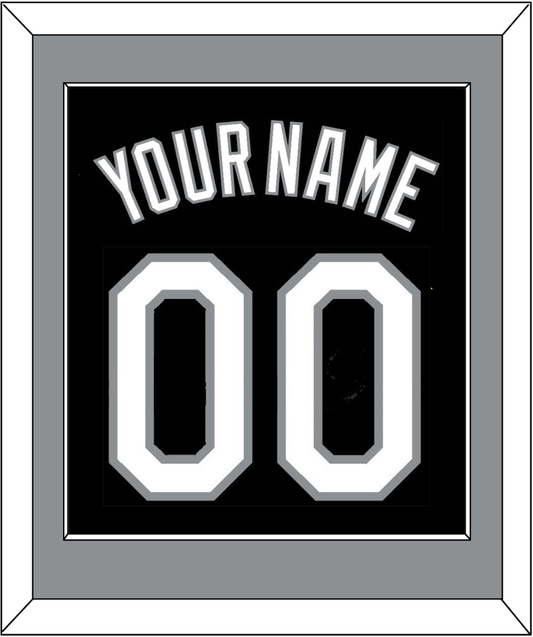 Chicago Name & Number - Alternate Black (1991-1992) - Essential Tier 2