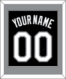 Chicago Name & Number - Alternate Black (1991-1992) - Single Mat 2