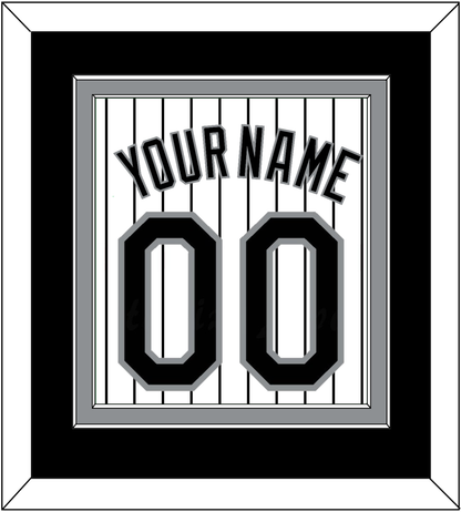 Chicago Name & Number - Home White Pinstripes - Signature Tier 2