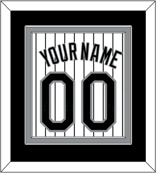 Chicago Name & Number - Home White Pinstripes - Signature Tier 2