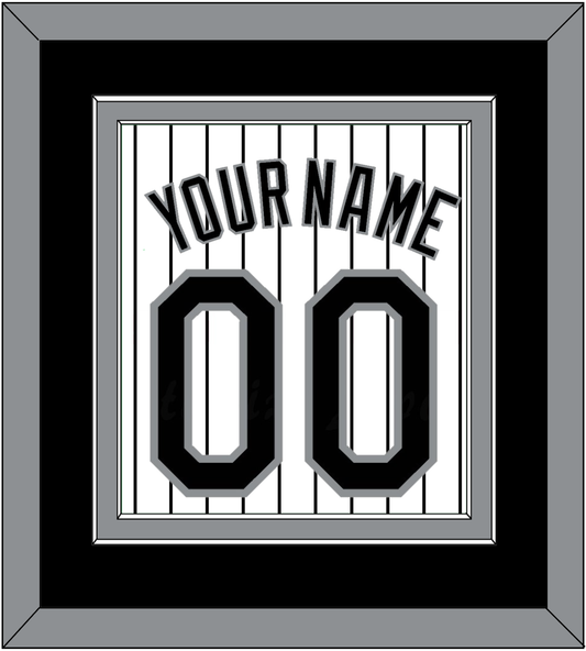 Chicago Name & Number - Home White Pinstripes - Signature Tier 2