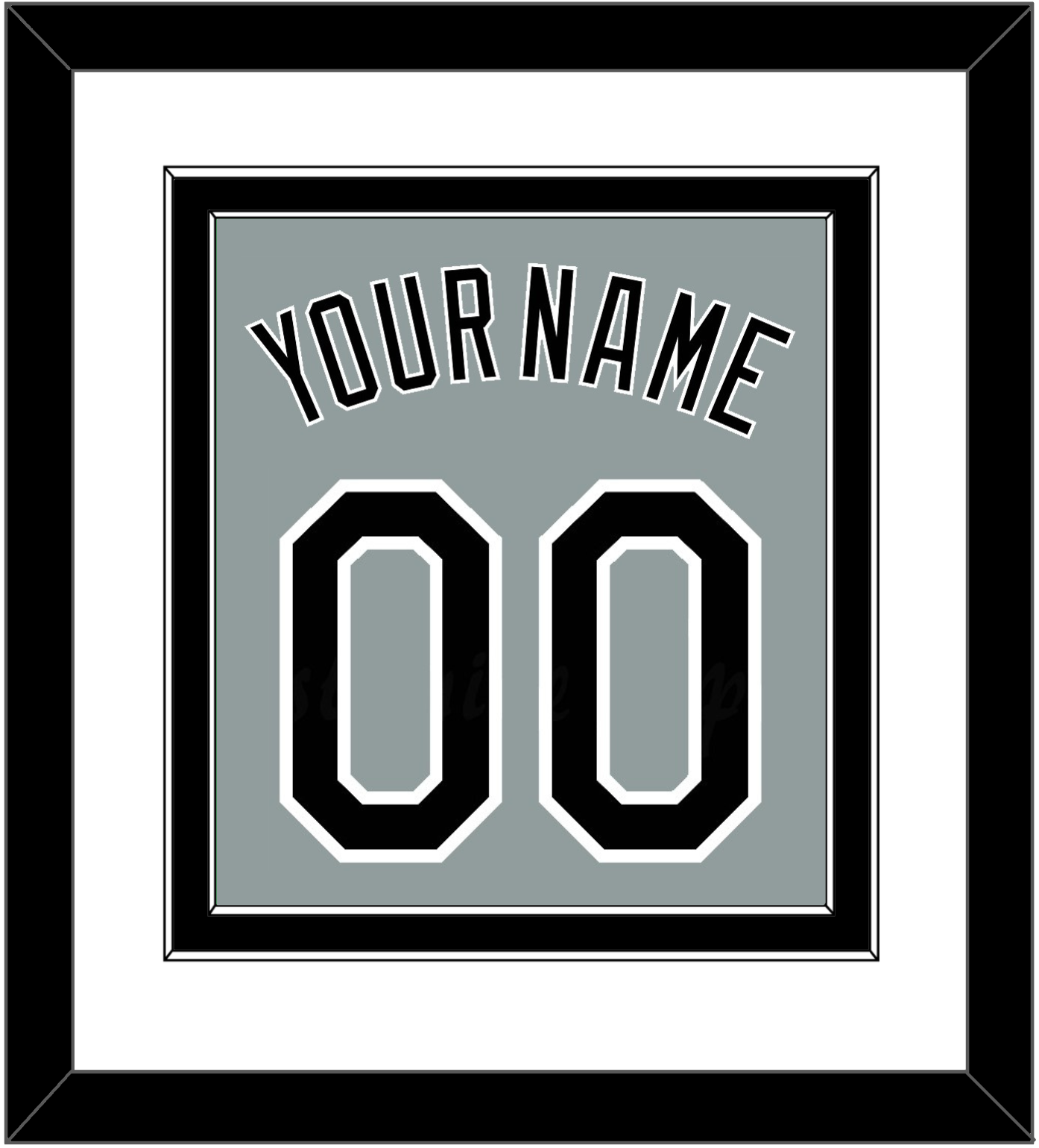 Chicago Name & Number - Road Gray - Signature Tier 1