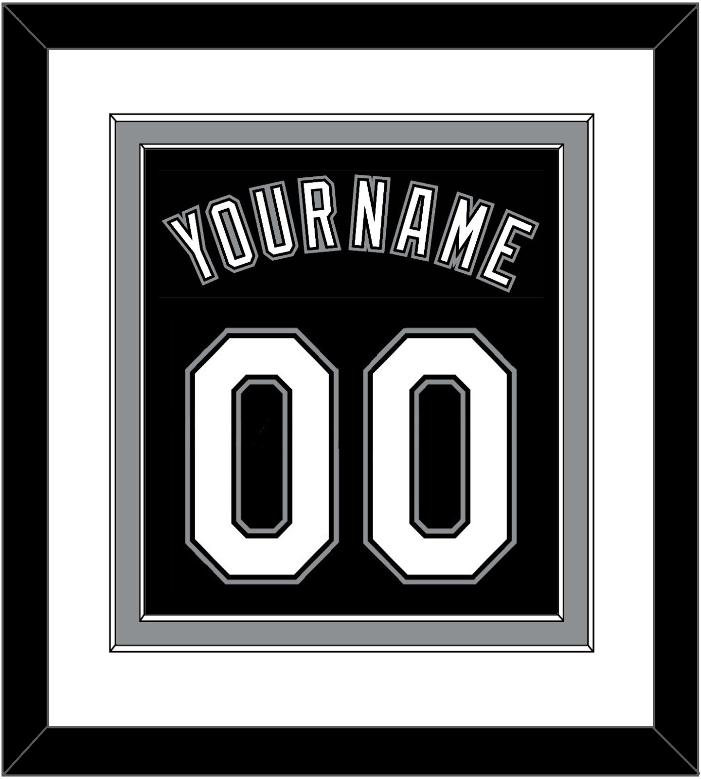 Chicago Name & Number - Alternate Black - Signature Tier 1