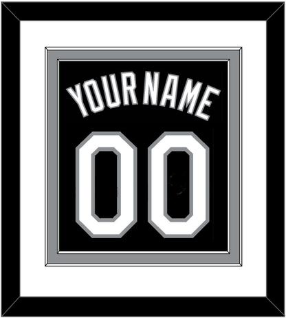 Chicago Name & Number - Alternate Black (1991-1992) - Signature Tier 1