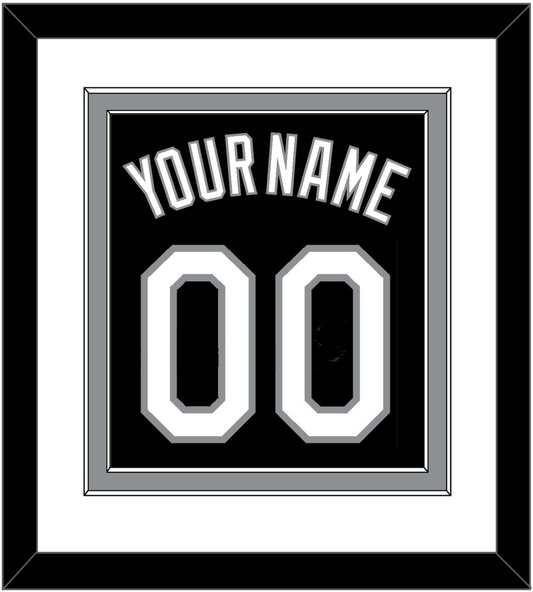 Chicago Name & Number - Alternate Black (1991-1992) - Signature Tier 1
