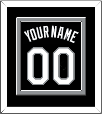 Chicago Name & Number - Alternate Black (1991-1992) - Signature Tier 2