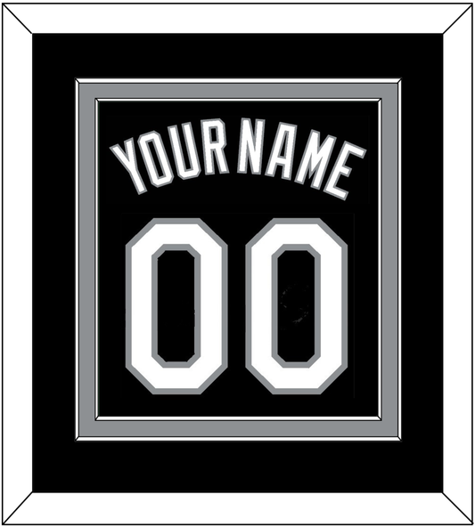 Chicago Name & Number - Alternate Black (1991-1992) - Signature Tier 2