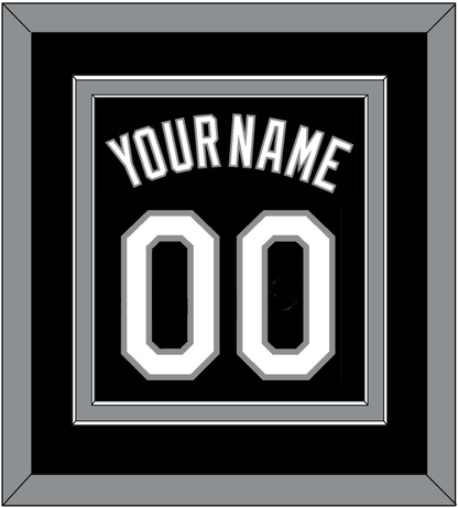 Chicago Name & Number - Alternate Black (1991-1992) - Signature Tier 2