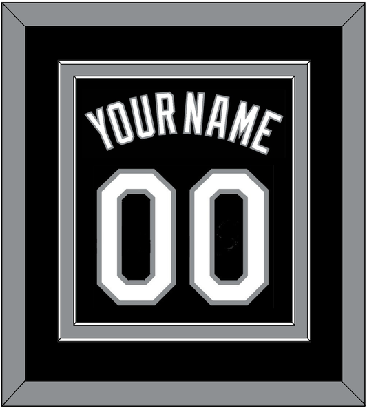 Chicago Name & Number - Alternate Black (1991-1992) - Signature Tier 2
