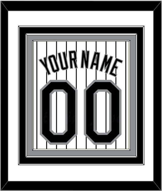 Chicago Name & Number - Home White Pinstripes - Premier Tier 1