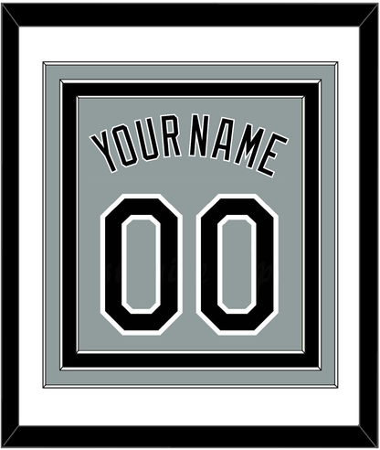 Chicago Name & Number - Road Gray - Premier Tier 1