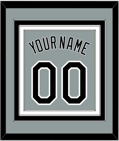 Chicago Name & Number - Road Gray - Premier Tier 2