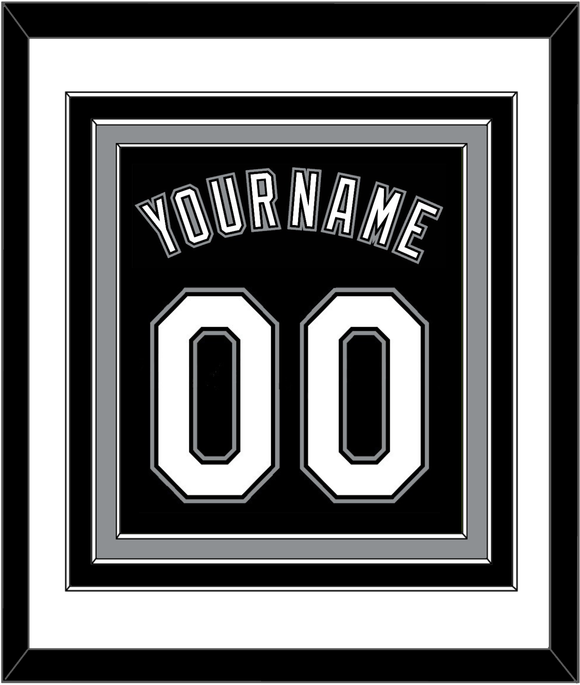 Chicago Name & Number - Alternate Black - Triple Mat 1