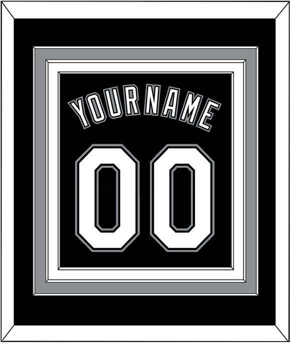 Chicago Name & Number - Alternate Black - Triple Mat 2