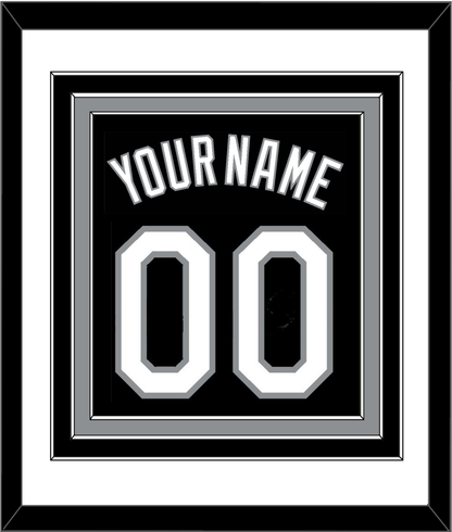 Chicago Name & Number - Alternate Black (1991-1992) - Premier Tier 1