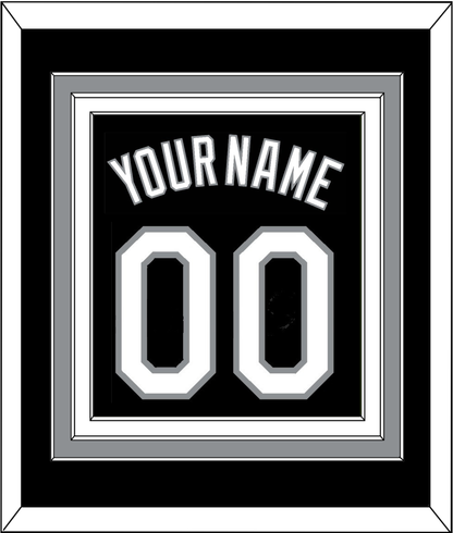 Chicago Name & Number - Alternate Black (1991-1992) - Premier Tier 2