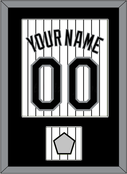 Chicago Name, Number & 2005 World Series Jersey Patch - Home White Pinstripes - Essential Tier 1