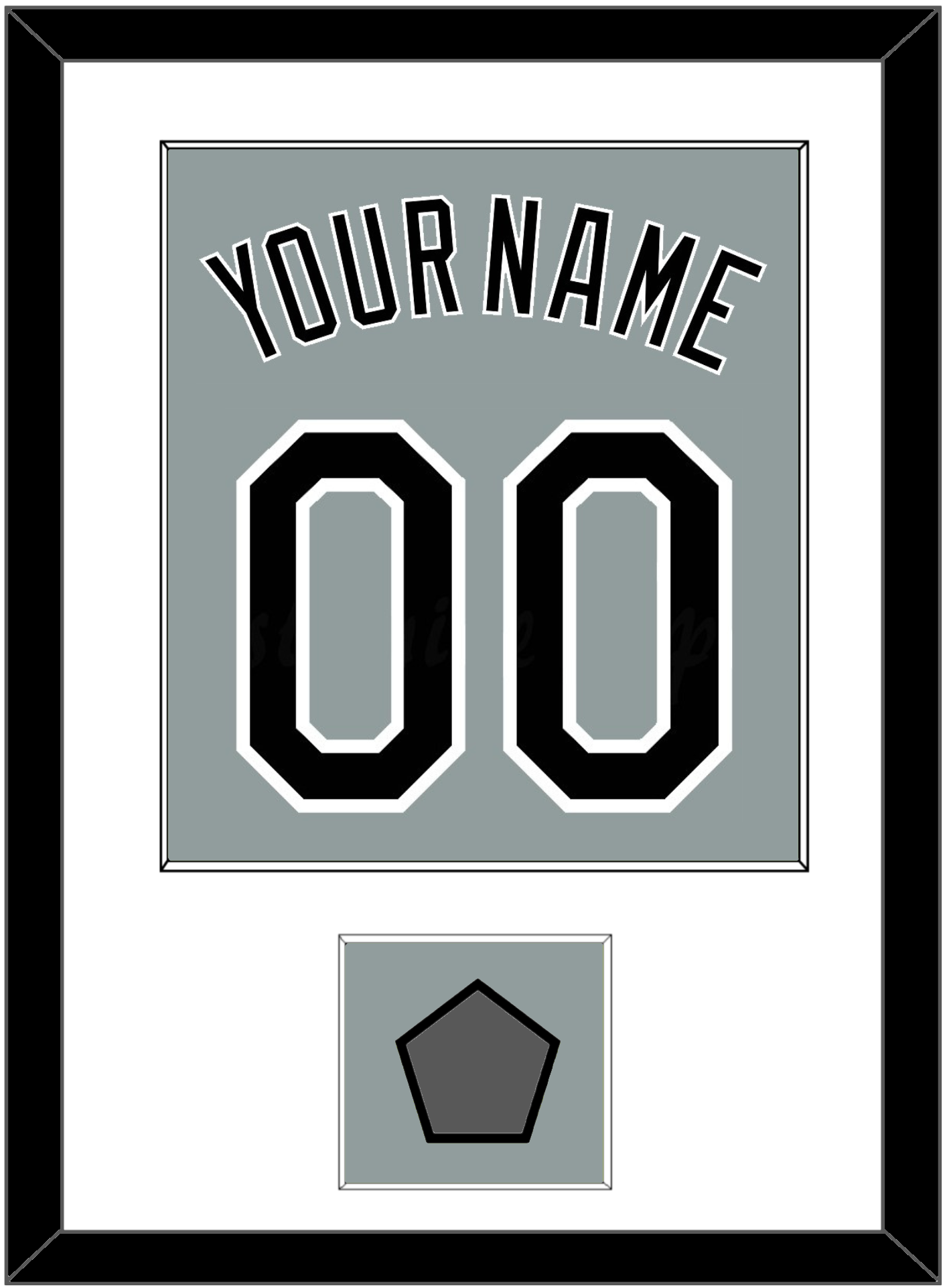 Chicago Name, Number & 2005 World Series Jersey Patch - Road Gray - Essential Tier 1