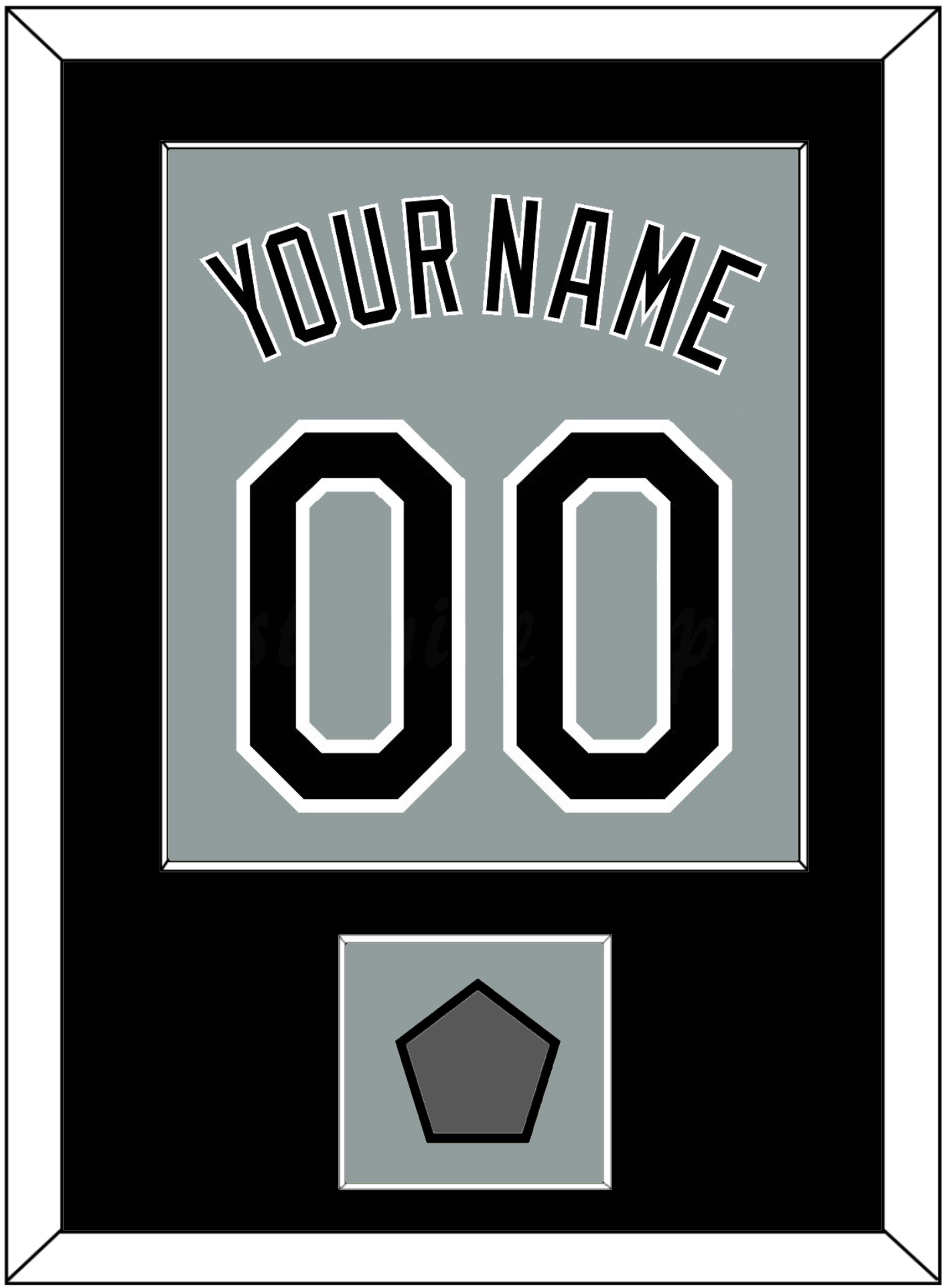 Chicago Name, Number & 2005 World Series Jersey Patch - Road Gray - Essential Tier 3