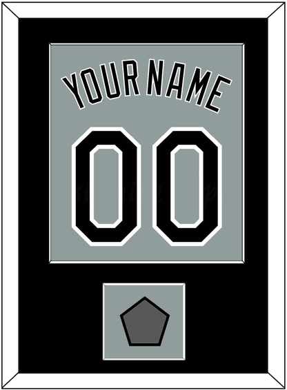 Chicago Name, Number & 2005 World Series Jersey Patch - Road Gray - Essential Tier 3