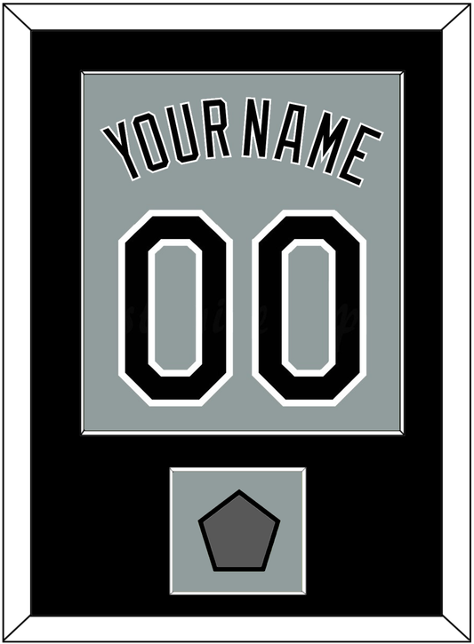 Chicago Name, Number & 2005 World Series Champions Patch - Road Gray - Essential Tier 2