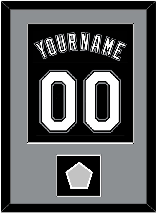 Chicago Name, Number & 2005 World Series Champions Patch - Alternate Black - Essential Tier 2