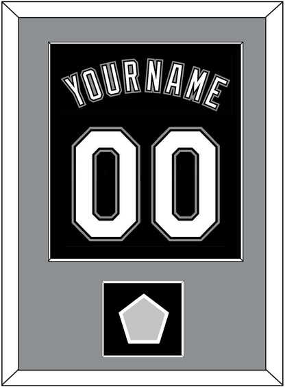 Chicago Name, Number & 2005 World Series Champions Patch - Alternate Black - Essential Tier 2