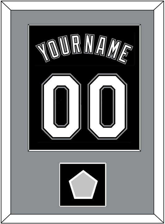 Chicago Name, Number & 2005 World Series Jersey Patch - Alternate Black - Essential Tier 2