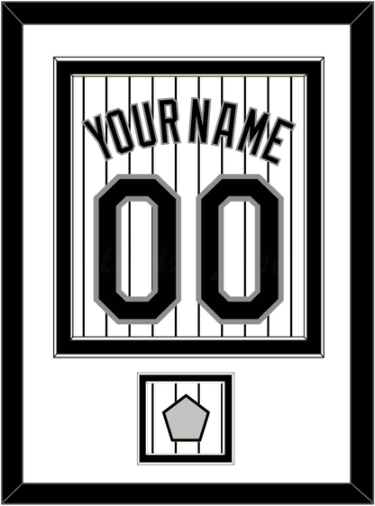 Chicago Name, Number & 2005 World Series Champions Patch - Home White Pinstripes - Signature Tier 1