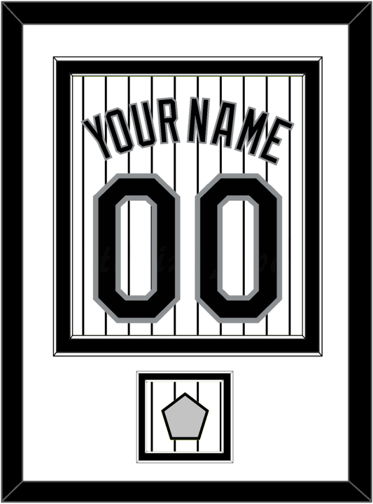Chicago Name, Number & 2005 World Series Champions Patch - Home White Pinstripes - Signature Tier 1