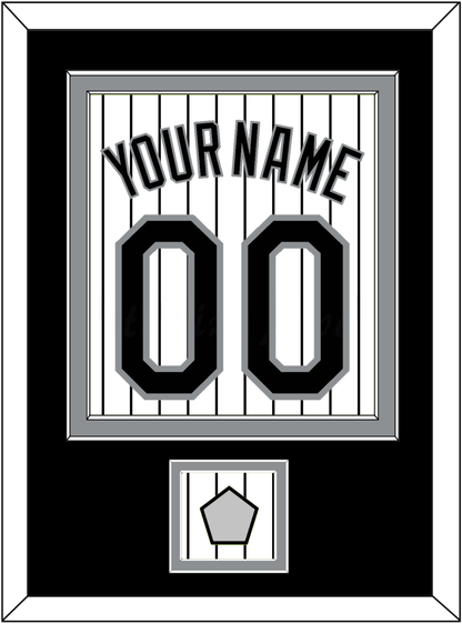 Chicago Name, Number & 2005 World Series Jersey Patch - Home White Pinstripes - Signature Tier 2