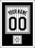 Chicago Name, Number & 2005 World Series Jersey Patch - Home White Pinstripes - Double Mat 2